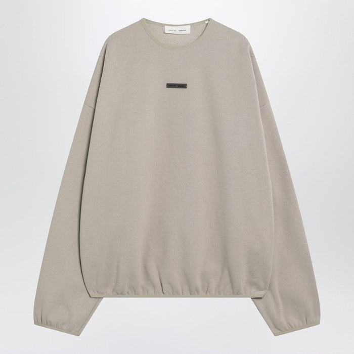 Fear Of God Essentials  Greige Brushed Cotton Sweatshirt