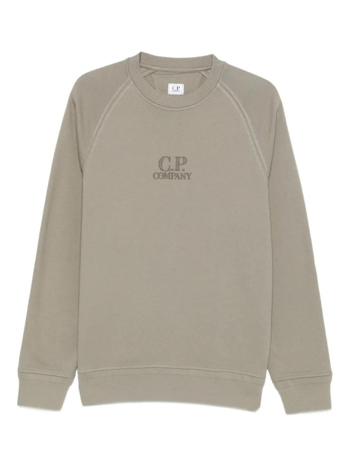 C.p.company Sweatshirt With Embroidered Logo