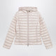 Moncler Igelhood Down Jacket In Light Pink Longue Saison