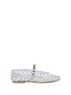 Casadei Ballerina Silver Perforated