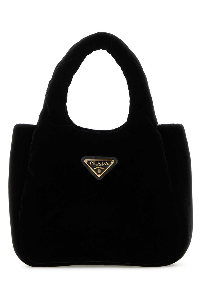 Prada Black Velvet Handbag