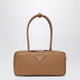 Prada Medium Caramelcolored Leather Tophandle Bag