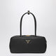 Prada Medium Black Leather Bowling Bag