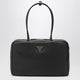 Prada Large Duffle Bag In Black Leather