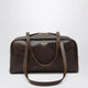 Prada Carry Large Bowling Bag In Aged Leather Cacao