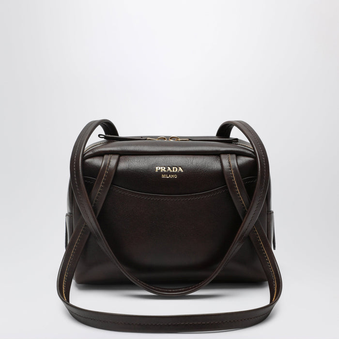 Prada Carry Mini Antique Leather Bowling Bag