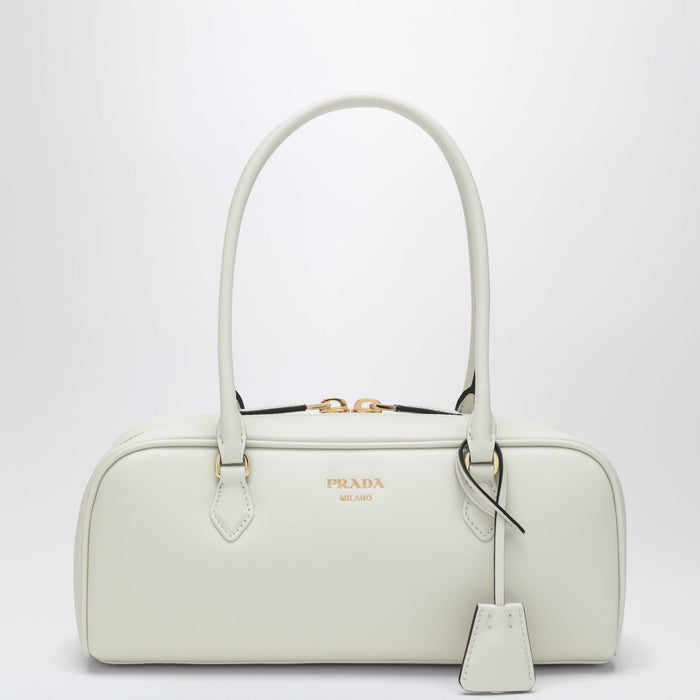Prada Shoulder Bag In White Leather