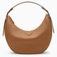 Prada Prada Arqué Caramel Large Leather Shoulder Bag