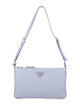 Prada Prada Leather Pouch With Logo