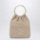 Prada Mini Bucket Bag In Desert Suede