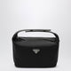 Prada Chérie Mini Bag In Renylon With Leather Trim, Black