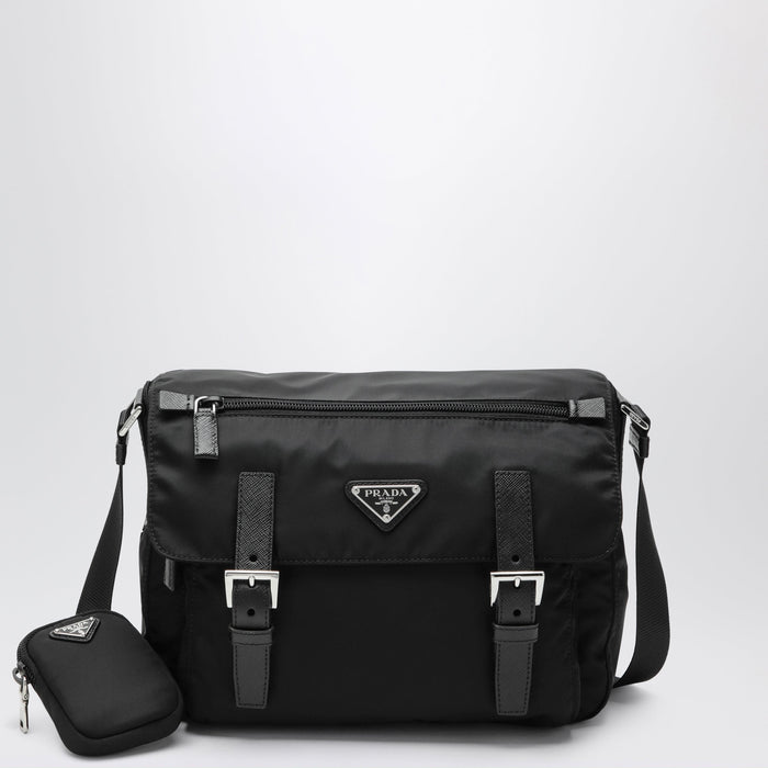 Prada Black Re-Nylon Medium Cross-Body Bag