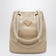 Prada Mariner Small Bucket Bag In Camel Re-Nylon