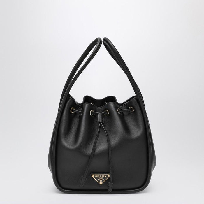 Prada Darling Leather Drawstring Bucket Bag
