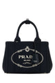 Prada Dark Blue Canvas Small Prada Jardiniã¨Re Handbag