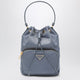 Prada Prada Duet Bucket Bag In Aviator Blue Re-Nylon