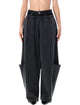 Alexander Wang Alexander Wang Slashed Sweatpants With Denim Waistband