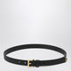 Prada Prada Black Saffiano Logo Belt