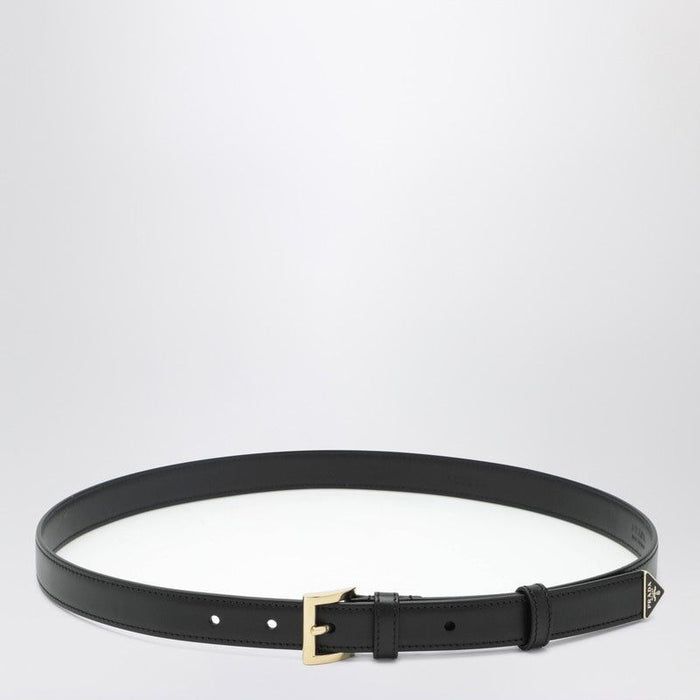 Prada Black Leather Belt