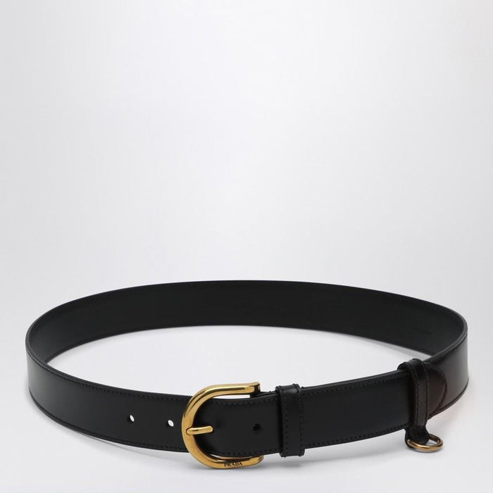 Prada  Black Belt In Leather