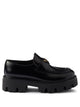 Prada Brushed Leather Loafers