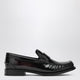 Prada Cordovan Polished Leather Loafers