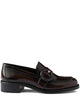 Prada Brown Wool Moccasins