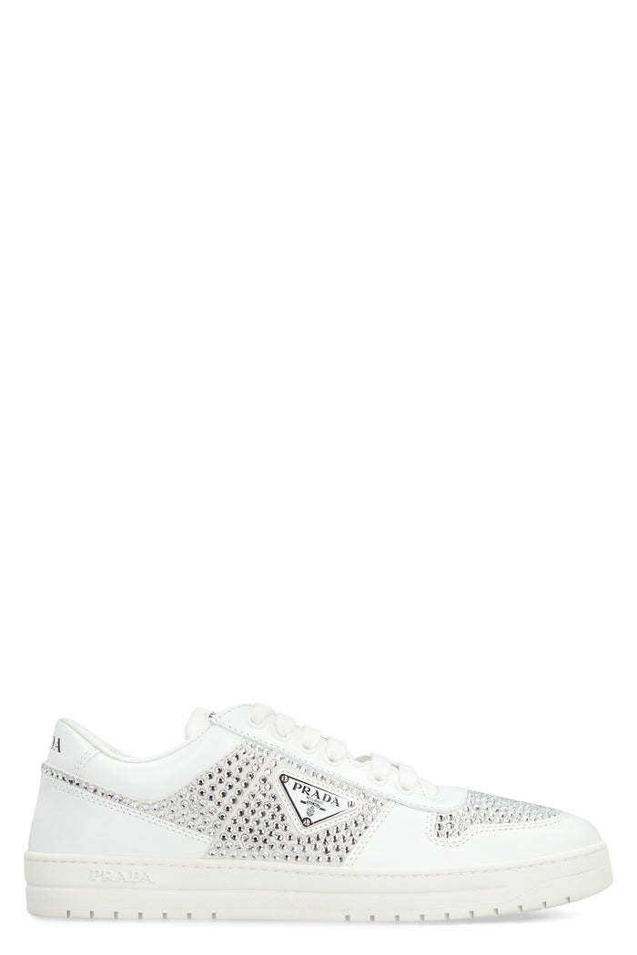 Prada White Leather Sneakers