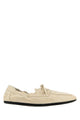 Prada Ivory Leather Loafers