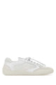 Prada White Leather And Mesh Speedrock Sneakers
