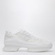 Prada White Fabric And Mesh Low-Top Sneakers