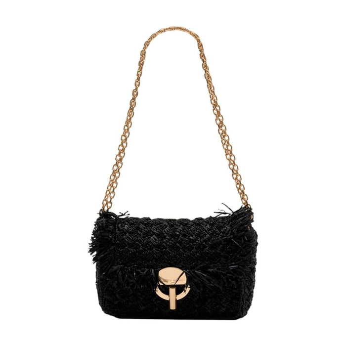 Vanessa Bruno	 Moon Moyen Crossbody -  - Raffia - Multicolor