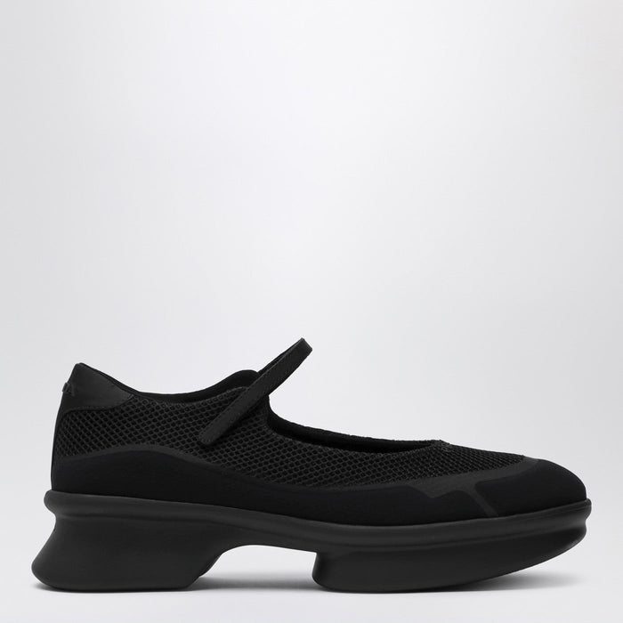 Prada Black Mesh Ballerina
