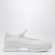 Prada White Mesh Ballerina