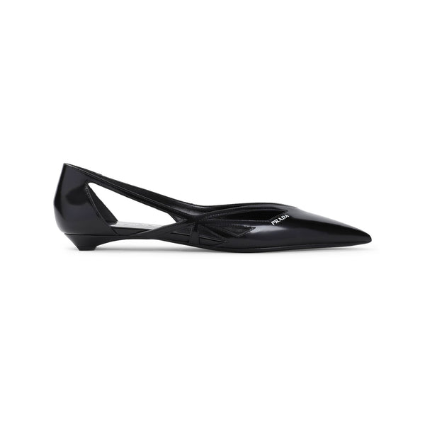 Prada Leather Ballet Flats
