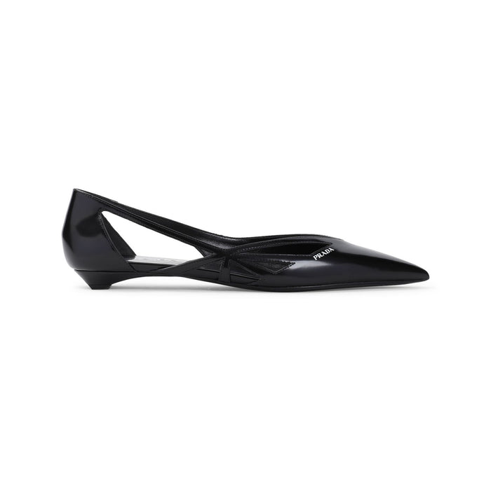 Prada Leather Ballet Flats