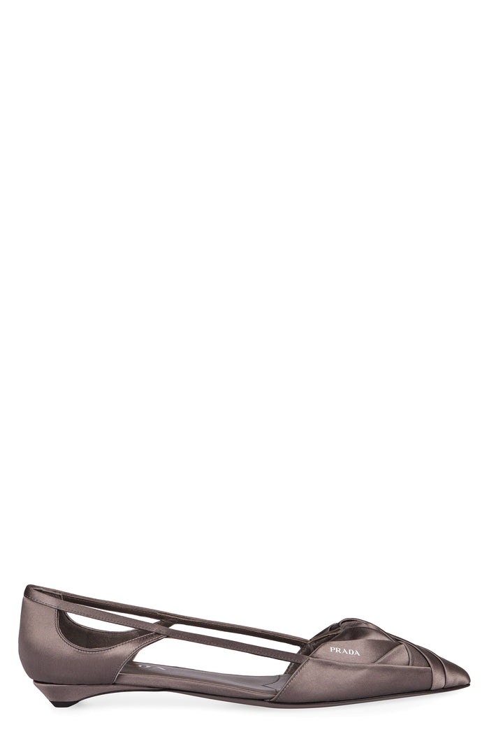 Prada Satin Ballet Flats