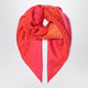 Prada Fuchsia Printed Foulard In Twill