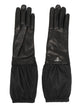 Prada Leather Cashmere Gloves