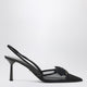 Prada Black Fabric And Mesh Slingback Pumps