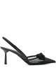 Prada Bow Detail Mesh Slingback Pumps