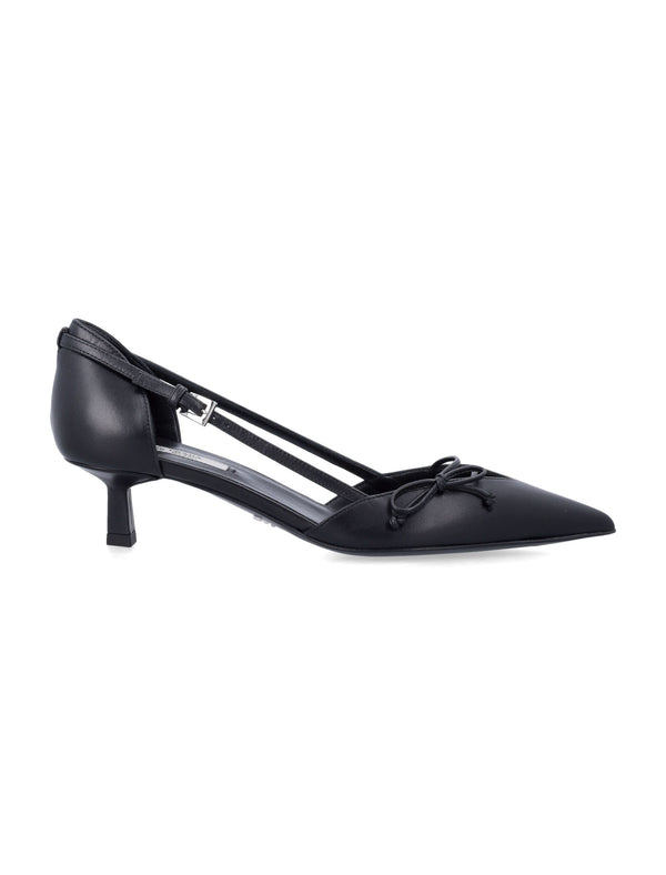 Prada Black Leather Pumps