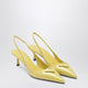 Prada Pineapplecoloured Patent Leather Slingback Pumps