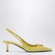 Prada Pineapple-Coloured Patent Leather Slingback Pumps