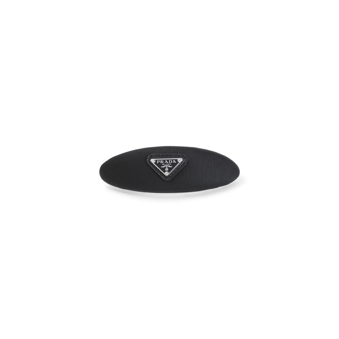 Prada Black Fabric Hair Clip
