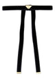 Prada Black Velvet Hair Clip