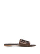 Casadei Leather Flat Sandals