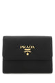 Prada Small Wallet In Black Saffiano Leather