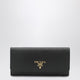 Prada Large Black Saffiano Leather Wallet