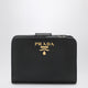 Prada Small Black Saffiano Leather Wallet